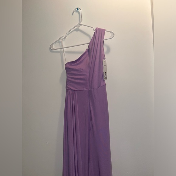 Hebeos Women's One-Shoulder Sleeveless Dress Lavender S - Picture 11 of 16